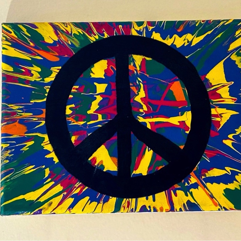Original “Live In peace” Painting